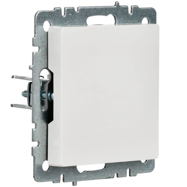 Заглушка с суппортом BRITE МЗ10-БрБ механизм бел. IEK BR-PL10-K01