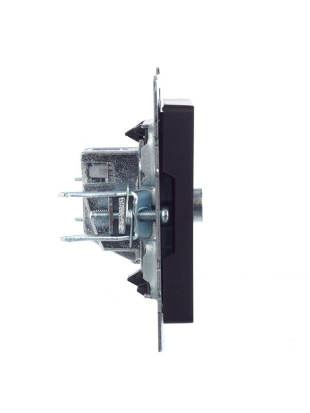 Розетка телевизионная оконечная TV СП Brite РТВ11-0-БрЧ механизм черн. IEK BR-A10-O-K02