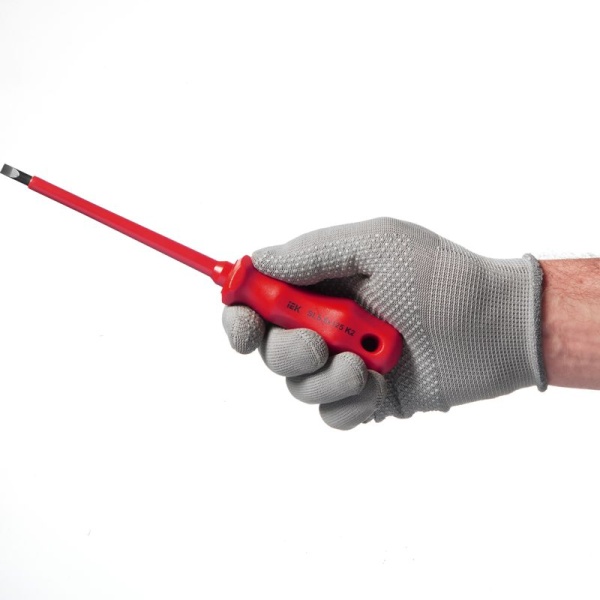 Отвертка диэлектрическая шлицевая SL5.5х125 K2 1000В ARMA2L 3 IEK A2L3-SC30-K2-SL-55-125