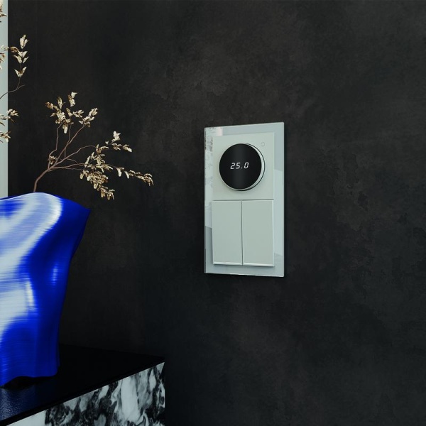 Рамка 2-м S70 стеклян. сталь Voltum VLS110205