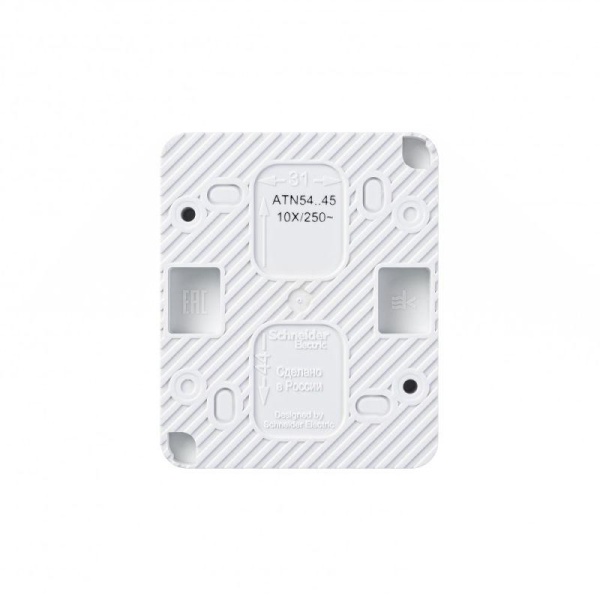 Розетка 1-м ОП AtlasDesign PROFI 16А IP54 250В заземл. защ. шторки бел. SE ATN540145