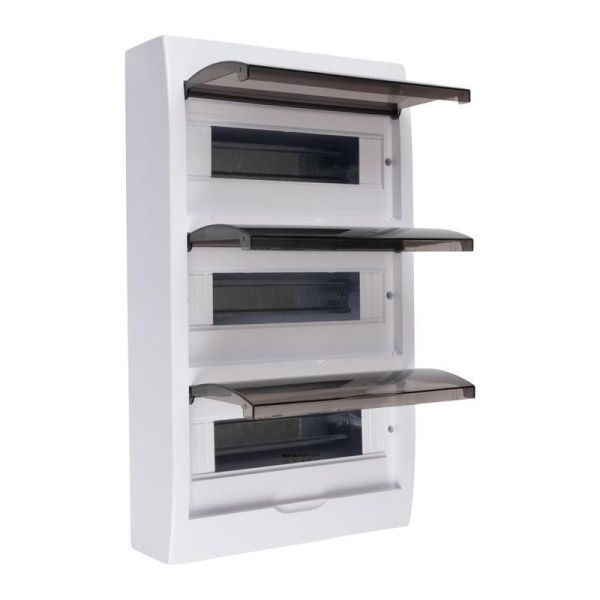 Бокс модульный накладной PDB/W 1036 WH (ЩРН-П-36) IP41 пластик. JazzWay 5071704