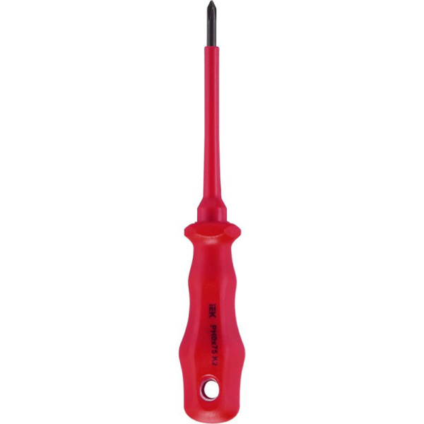 Отвертка диэлектрическая крестовая Ph0х75мм K2 1000В ARMA2L 3 IEK A2L3-SC30-K2-PH-00-075