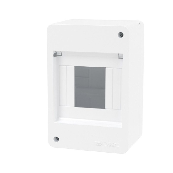 Щиток настенный Фрейм (FRAME) ЩРн-п-4 4мод. без дверцы бел. DKC F04W0W0