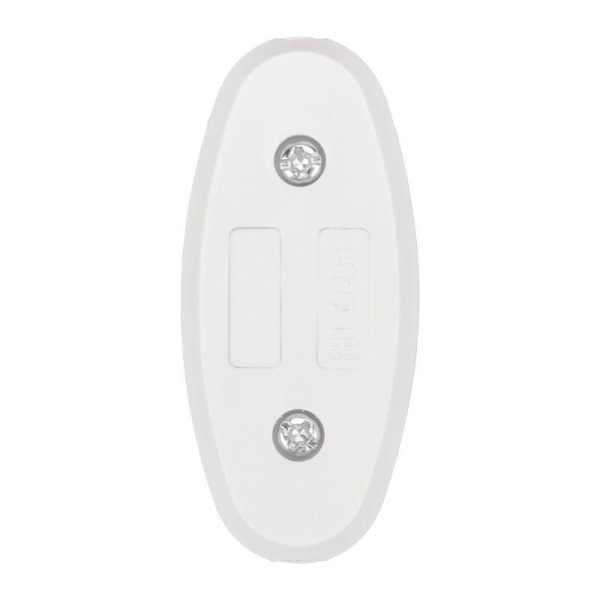 Выключатель-кнопка 6А 250ВON-OFF на электропровод для настольной лампы/бра бел. Rexant 36-3016