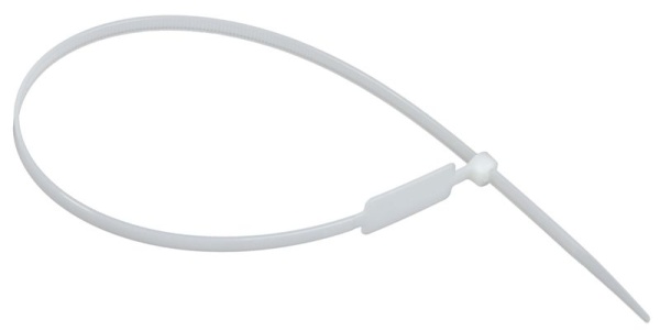 Хомут 4.8х370мм P6.6 маркерный бел. (уп.100шт) IEK UHH14-D048-370-100-K01