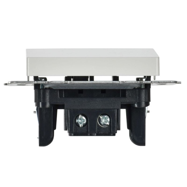 Выключатель 1-кл. СП BRITE ВС10-1-4-БрБ 10А самовозвратн. механизм бел. IEK BR-V14-0-10-K01