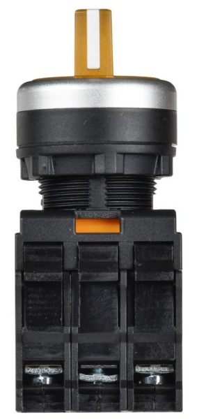 Переключатель 3 полож. 2НО с подсветкой желт. MASTER IEK MI-SW60-20XD-4-14-3-K05