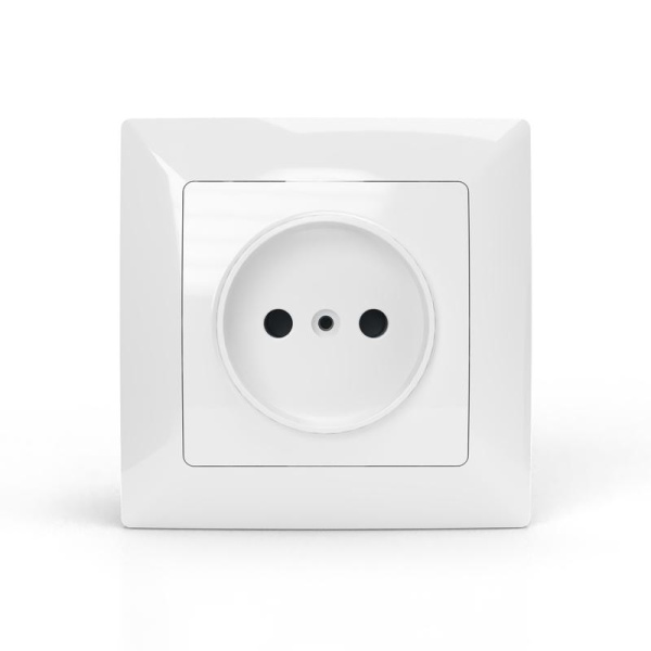 Розетка 1-м СП AVA 16А IP20 без заземл. без защ. шторок в сборе бел. TOKOV ELECTRIC TKL-AV-R1F-C01