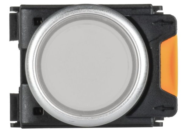 Кнопка d22мм 1НО+1НЗ MASTER с фиксацией бел. IEK MI-BT60-11T-3-21-K01