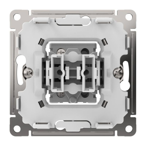 Выключатель 2-кл. ArtGallery 10AX быстрозажим. клем. механизм бел. SE GAL000151S