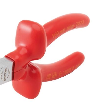 Тонкогубцы изогнутые диэлектрические 1000В 160мм (08215) SHTOK 376301