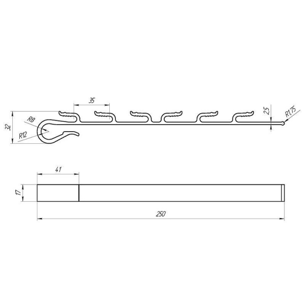 Зажим RX/В1-6 (уп.25шт) Rexant 51-1011
