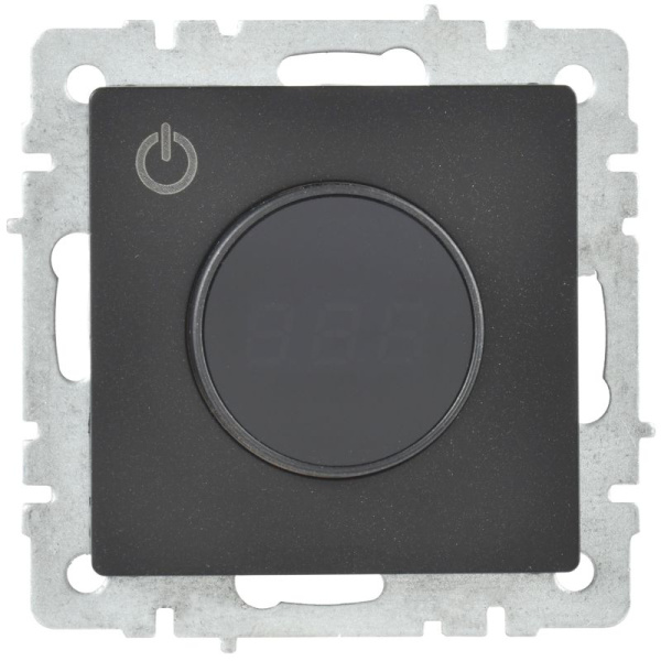 Термостат электронный с индик. BRITE СП IP20 ТС10-1-БрЧ механизм черн. IEK BR-RT11-K02