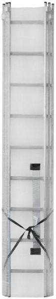 Лестница трехсекционная 3х9 H=257/426/591см 11.18кг алюм. FIT 65434