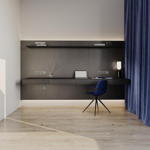 Розетка 1-м СП S70 16А с заземл. защ. шторки механизм титан Voltum VLS040206