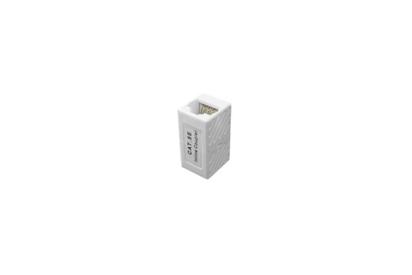 Адаптер проходной 8P8C(RJ-45) кат.5E UTP TOKOV ELECTRIC TKE-IC-8P8C-5E-UTP
