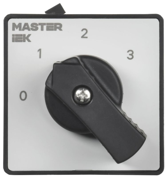 Переключатель кулачковый 10А (сх. 108) стандартная рукоятка IEK MI-CS10-010-108