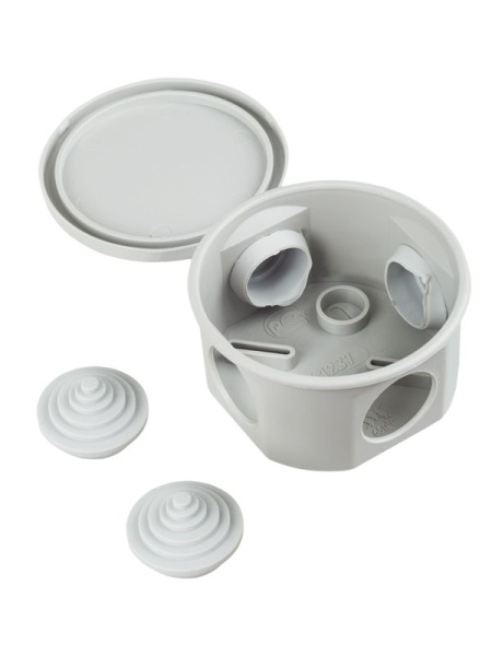 Коробка распаячная ОП 75х40 IP44 KM41237 (4 каб.ввод.) IEK UKO11-075-040-000-K41-44