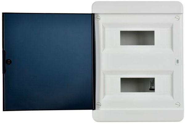 Корпус ЩРВ-П-24 TEKFOR IP41 черн. прозр. дверь пластик. IEK TF5-KP12-V-24-41-K01-K03