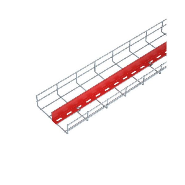 Разделитель для лотка H=100мм L3000 сталь 1мм RL100-3000 КМ LO0445
