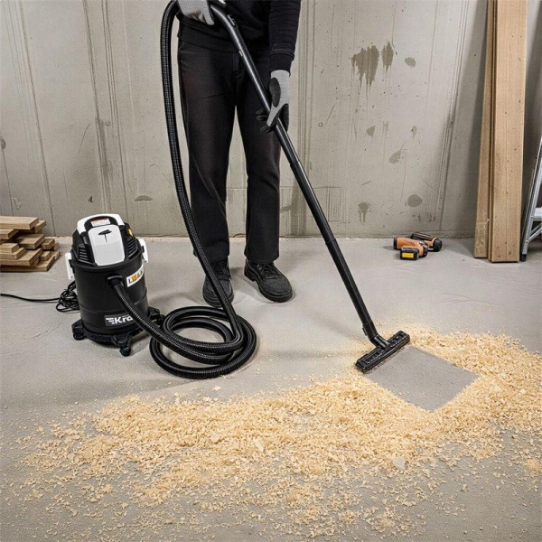 Пылесос строительный KR15 1200Вт 15л 4м Kranz KR-16-1115